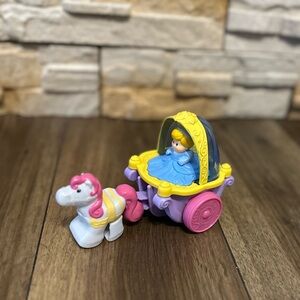 Fisher price - little people cinderella - Princess Carriage with Horse vintage
